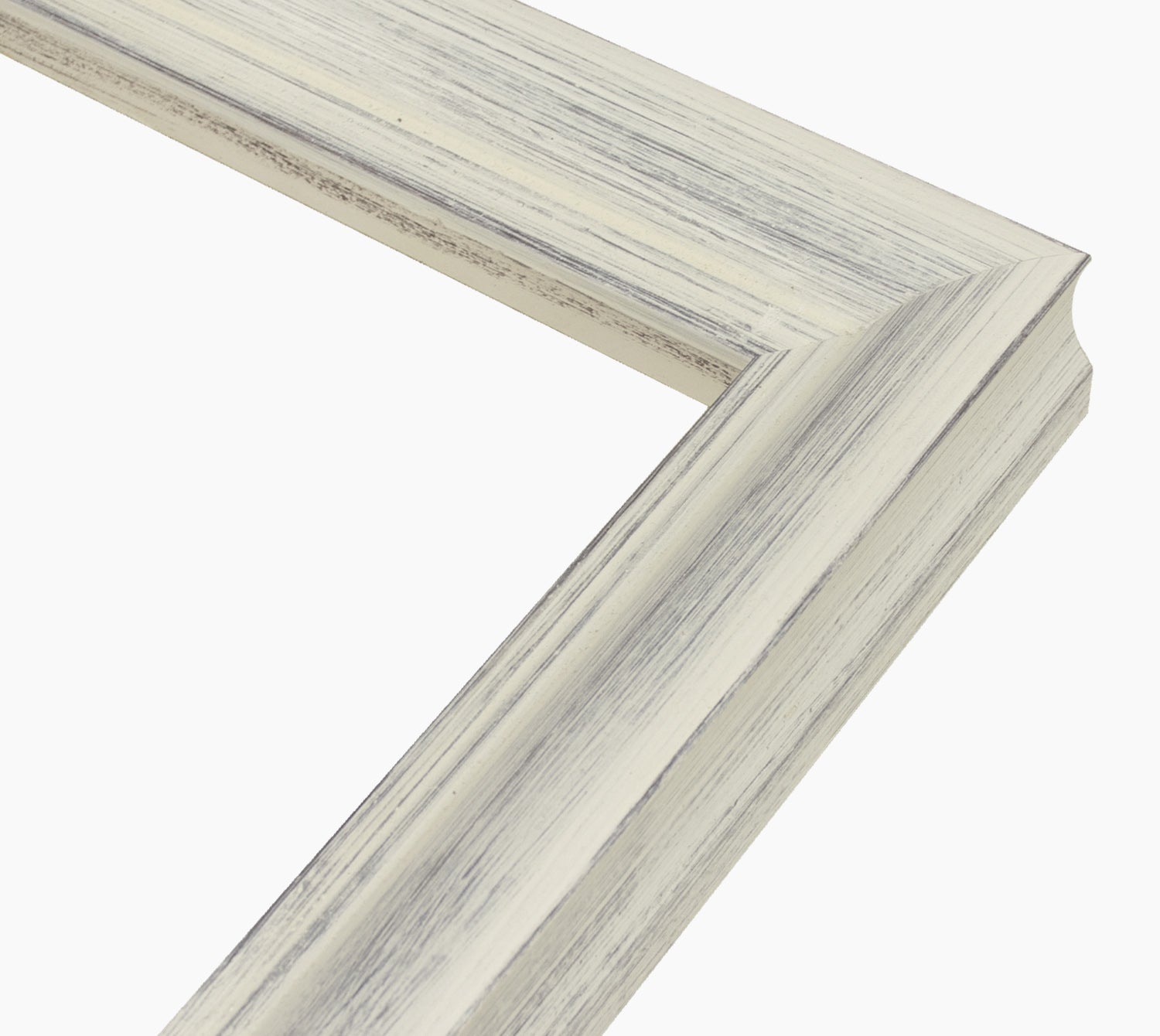 227.920 cadre en bois blanc avec fond marron mesure de profil 45x45 mm Lombarda cornici S.n.c.