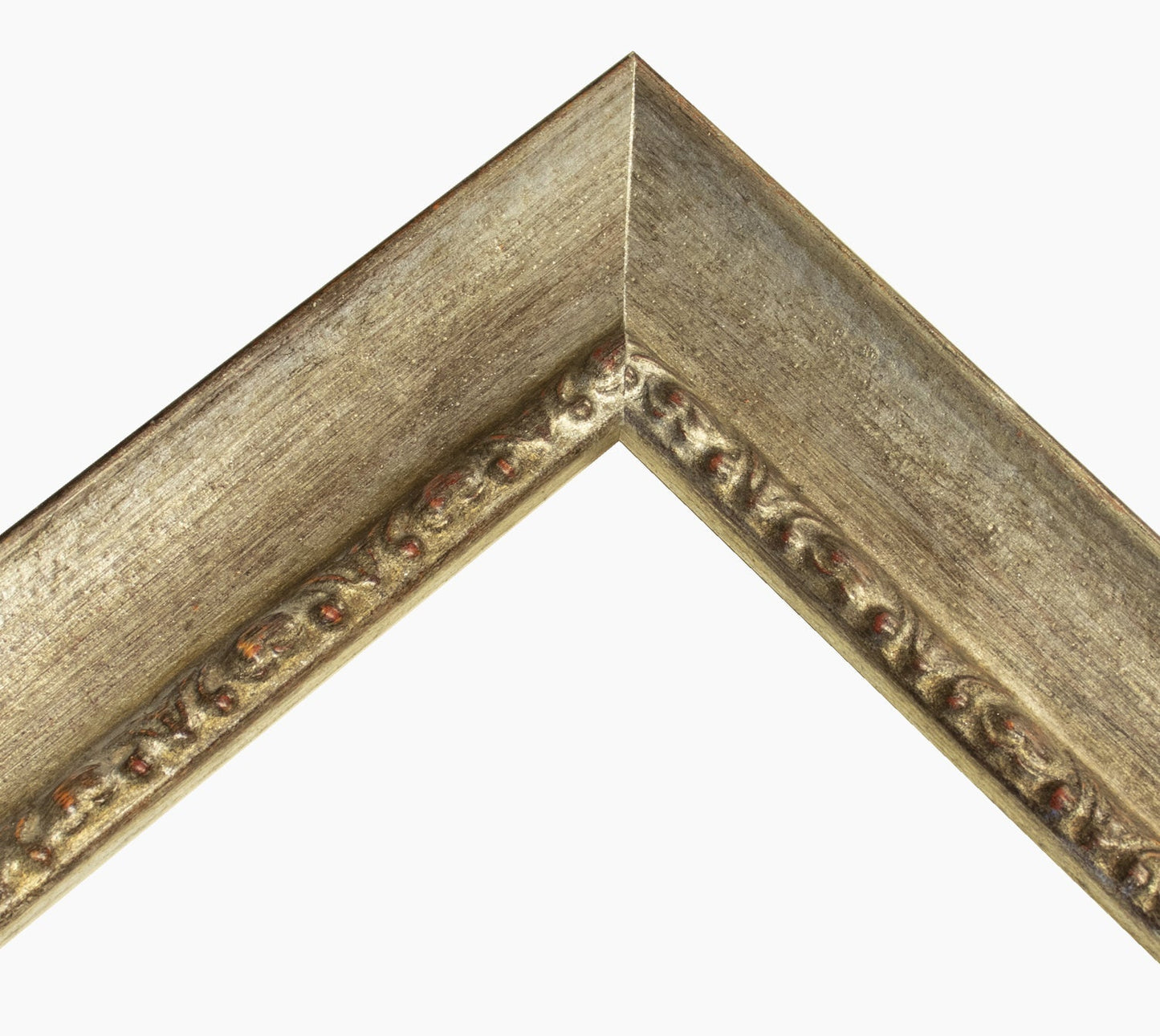 297.231 cadre en bois à la feuille d'argent antique mesure de profil 45x30 mm Lombarda cornici S.n.c.