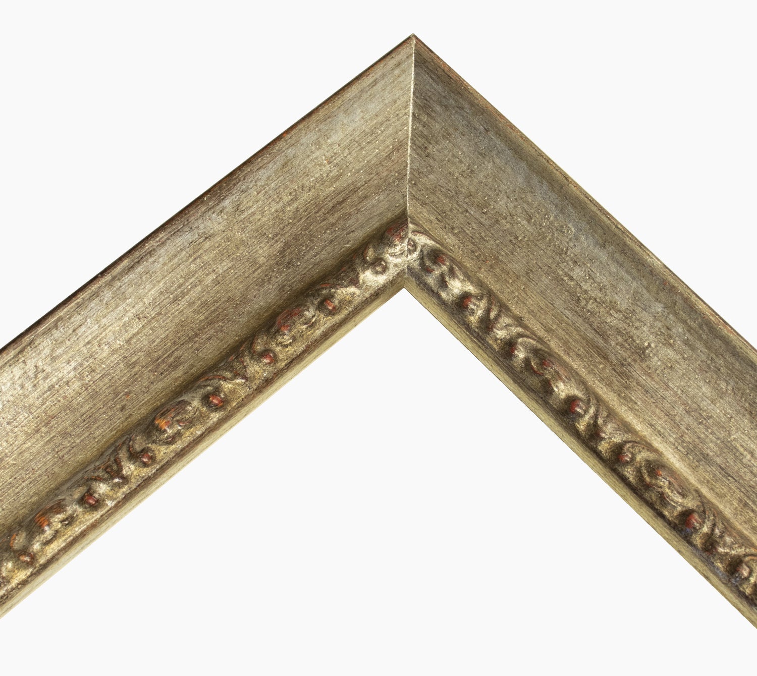 297.231 cadre en bois à la feuille d'argent antique mesure de profil 45x30 mm Lombarda cornici S.n.c.