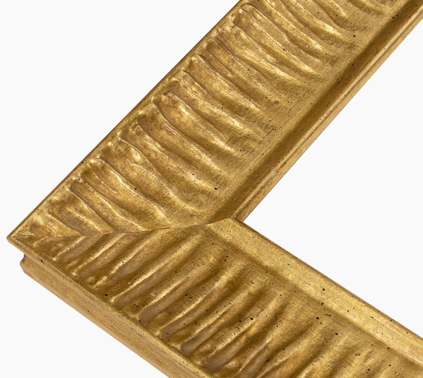 301.010 cadre en bois à la feuille d'or mesure de profil 70x33 mm Lombarda cornici S.n.c.