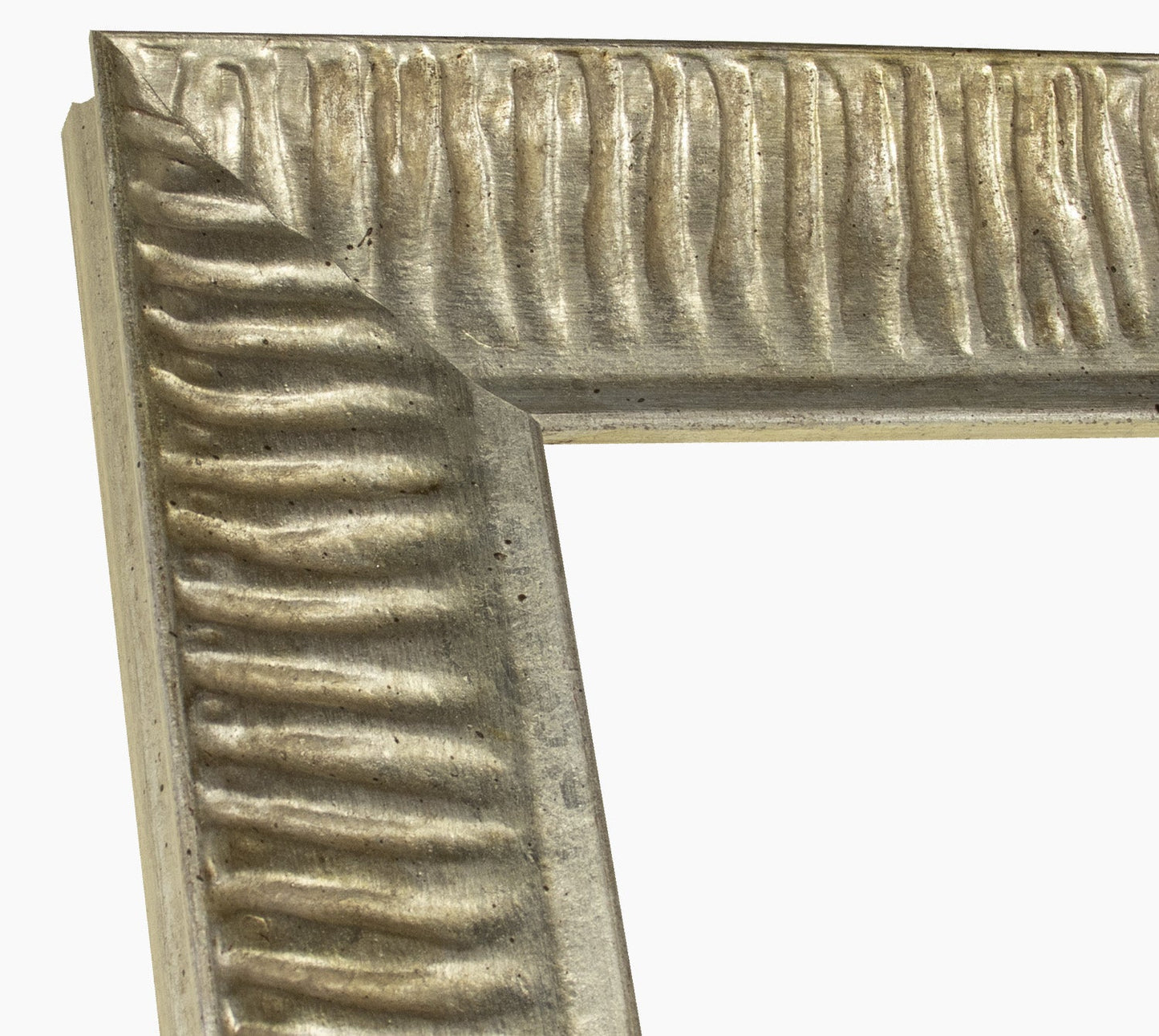 301.011 cadre en bois à la feuille d'argent mesure de profil 70x33 mm Lombarda cornici S.n.c.