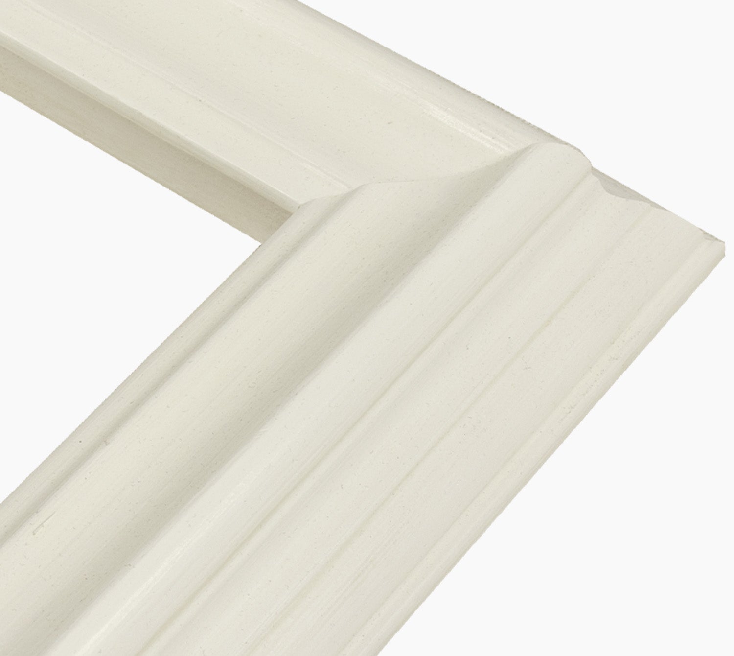 310.899 cadre en bois blanc avec de la cire mesure de profil 60x40 mm Lombarda cornici S.n.c.