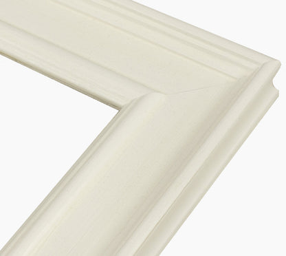 340.899 cadre en bois blanc avec de la cire mesure de profil 60x30 mm Lombarda cornici S.n.c.