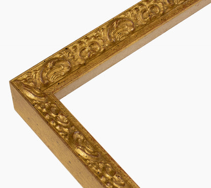 426.010 cadre en bois à la feuille d'or mesure de profil 26x42 mm Lombarda cornici S.n.c.