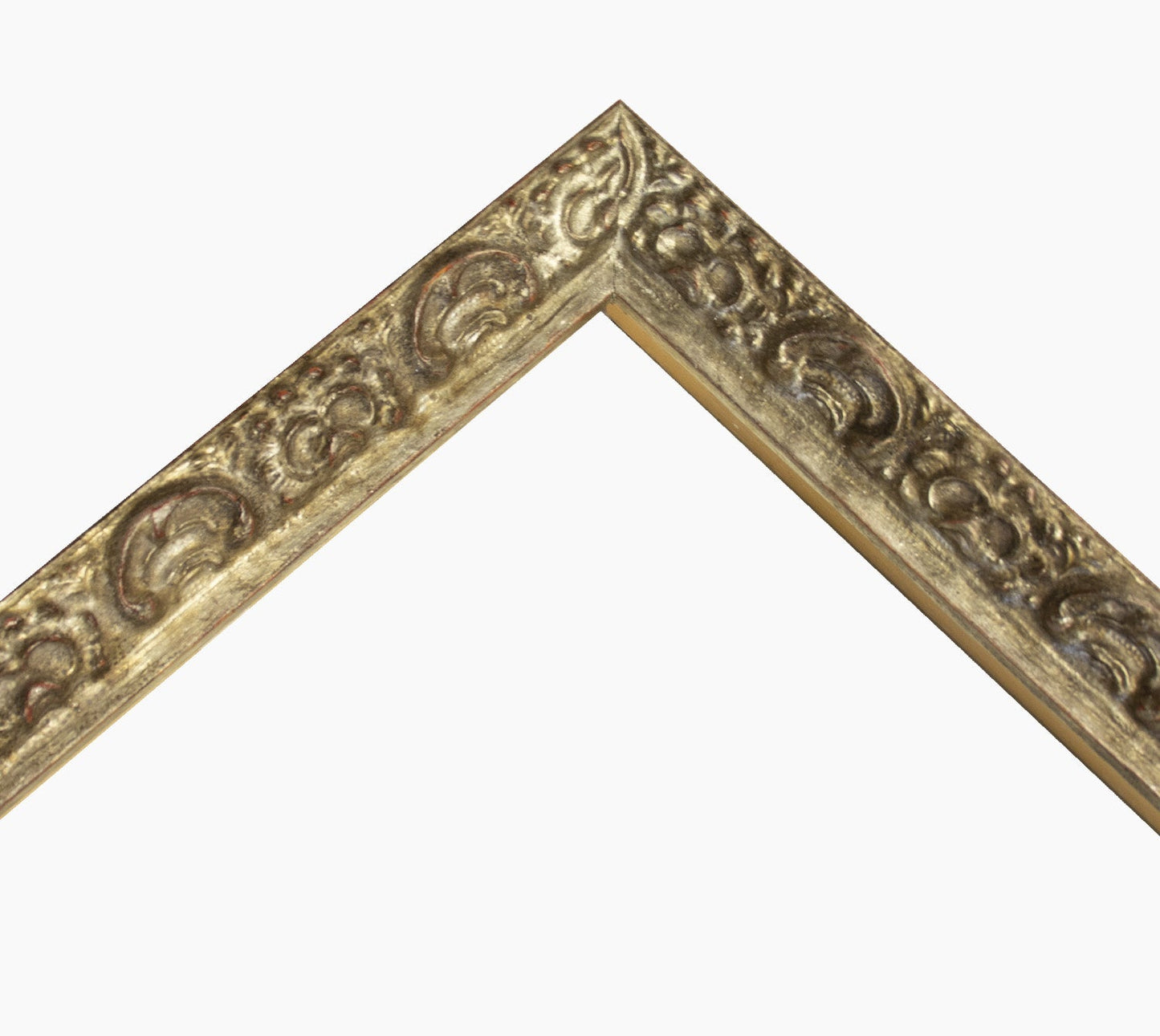 426.231  cadre en bois à la feuille d'argent antique  mesure de profil 26x42 mm Lombarda cornici S.n.c.