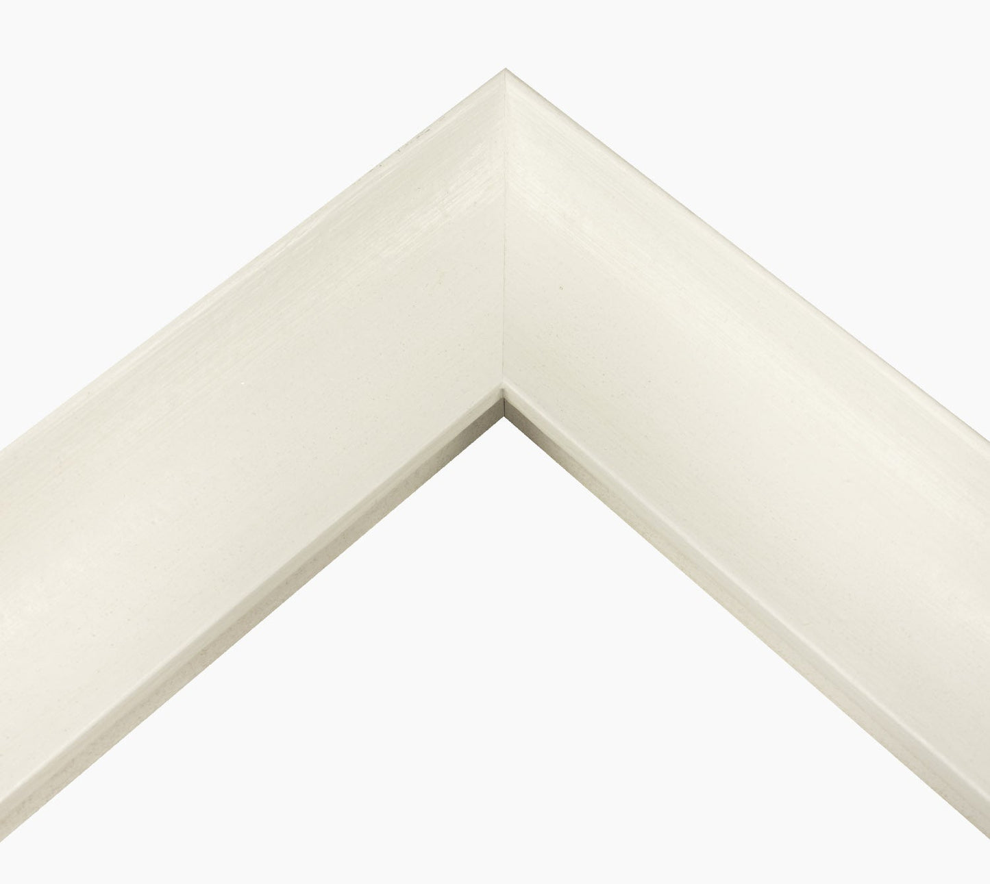 444.899 cadre en bois blanc avec de la cire mesure de profil 65x55 mm Lombarda cornici S.n.c.