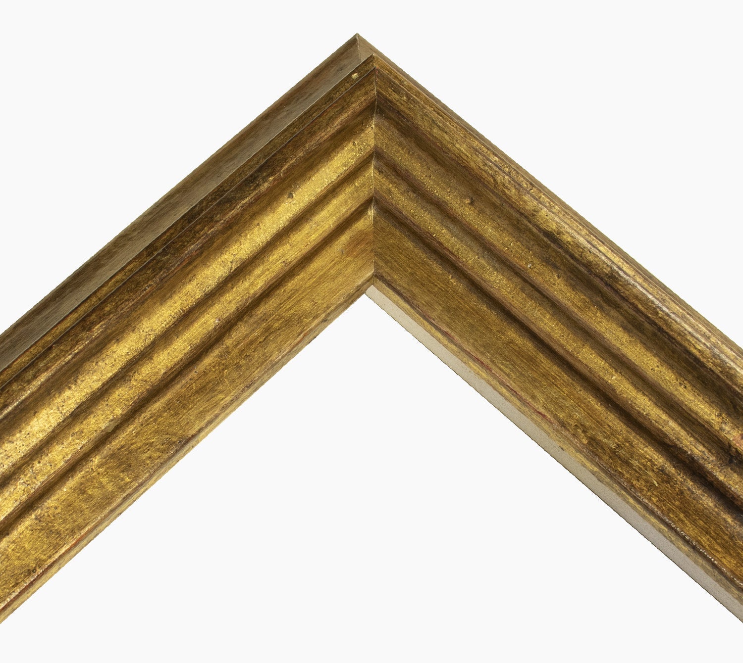 447.230 cadre en bois à la feuille d'or antique mesure de profil 65x55 mm Lombarda cornici S.n.c.