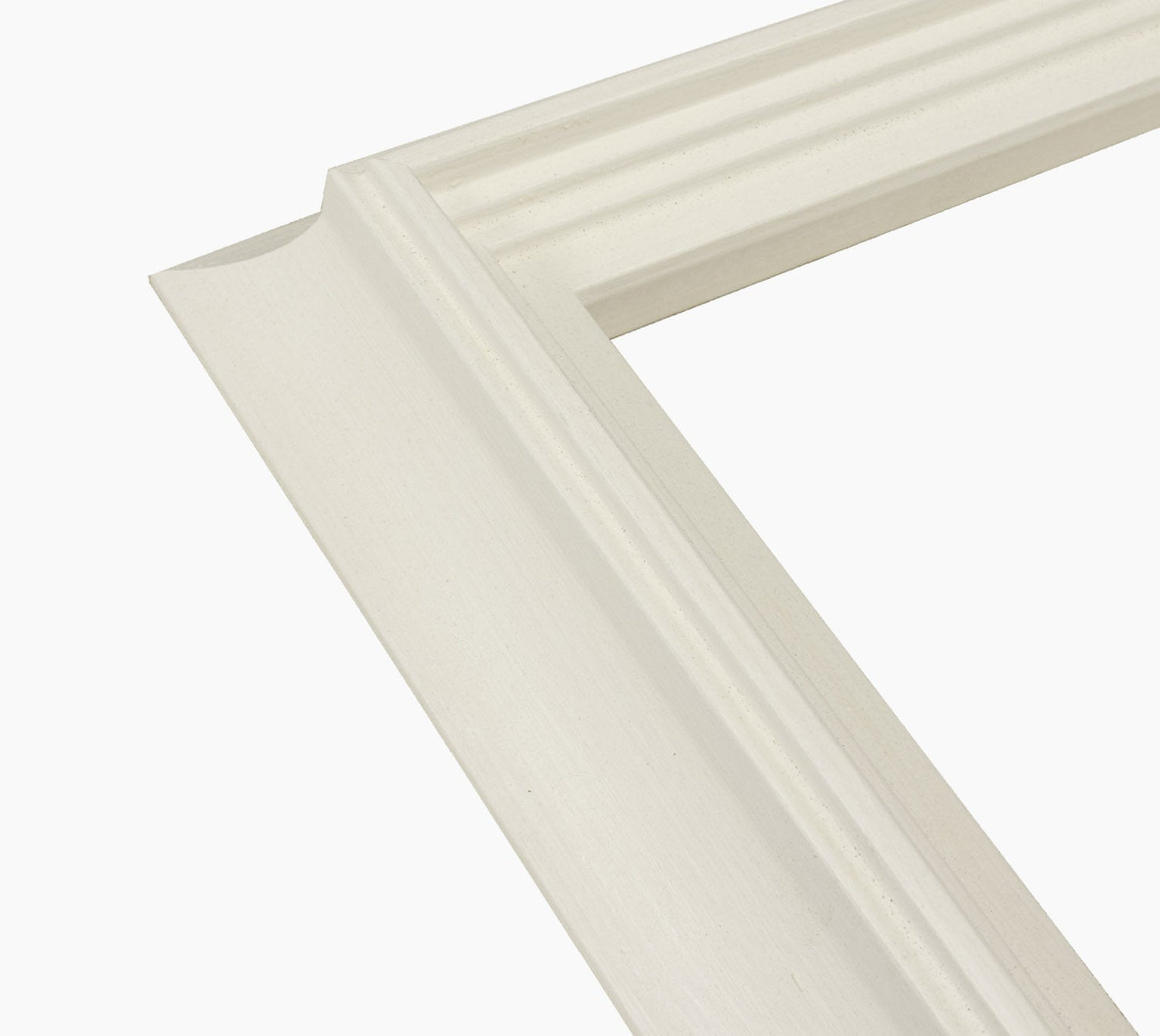 447.899 cadre en bois blanc avec de la cire mesure de profil 65x55 mm Lombarda cornici S.n.c.