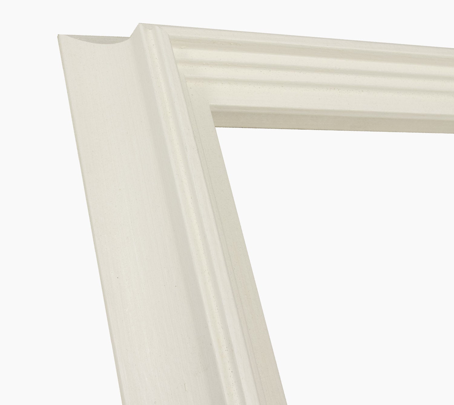 447.899 cadre en bois blanc avec de la cire mesure de profil 65x55 mm Lombarda cornici S.n.c.