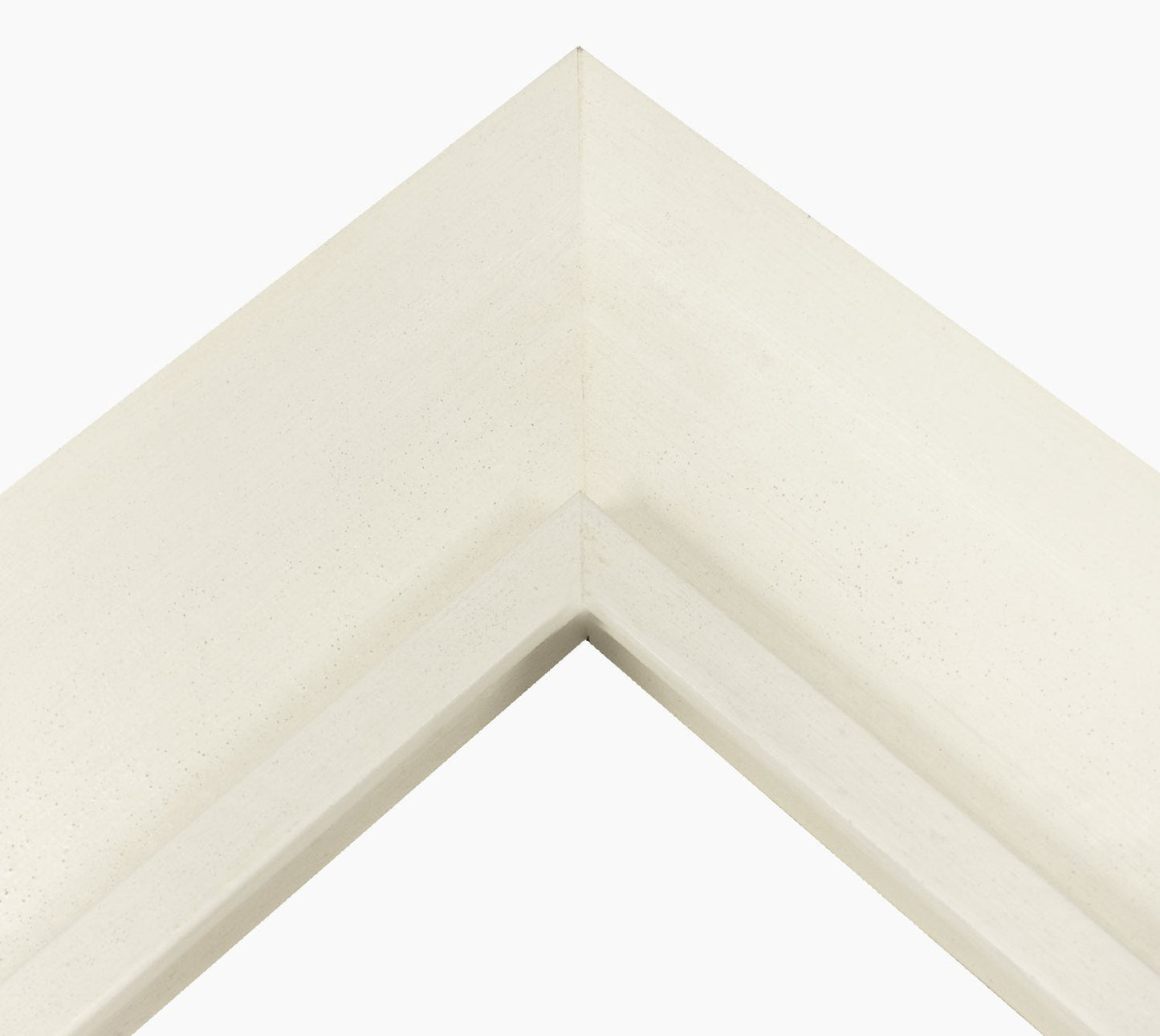 448.899 cadre en bois blanc avec de la cire mesure de profil 80x45 mm Lombarda cornici S.n.c.