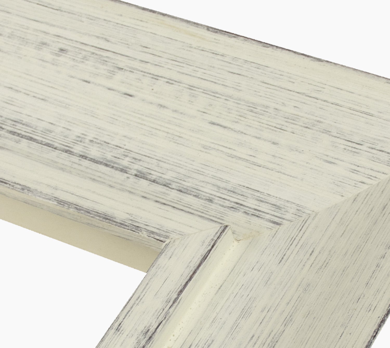 448.920 cadre en bois blanc avec fond marron mesure de profil 80x45 mm Lombarda cornici S.n.c.