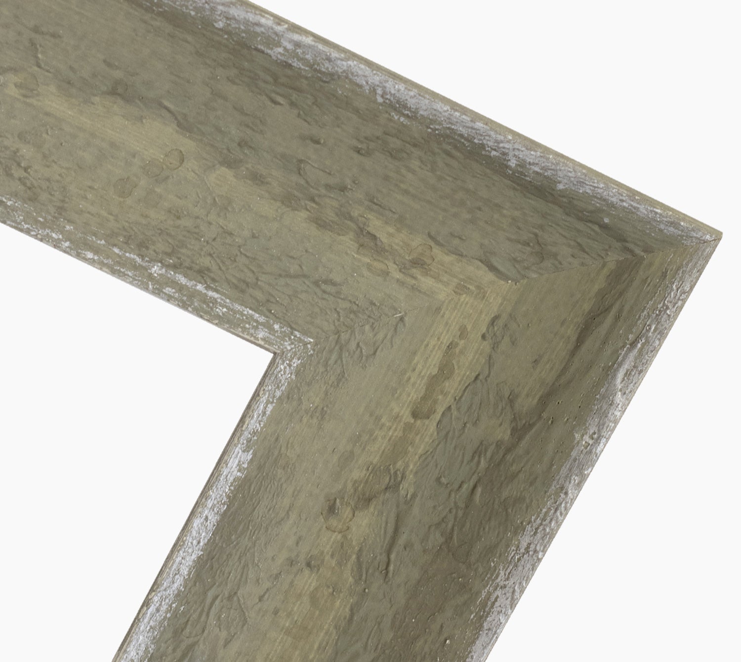 449.452 cadre en bois vert avec argent mesure de profil 100x50 mm Lombarda cornici S.n.c.