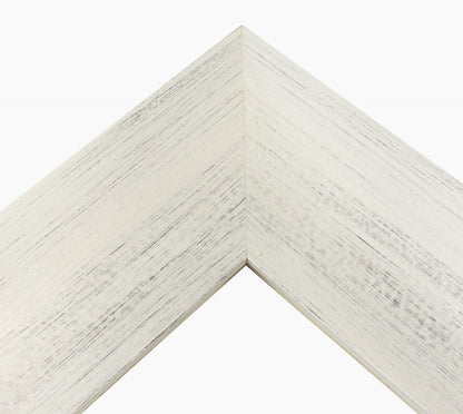 449.920 cadre en bois blanc avec fond marron mesure de profil 100x50 mm Lombarda cornici S.n.c.