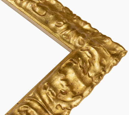 728.010 cadre en bois à la feuille d'or mesure de profil 65x40 mm Lombarda cornici S.n.c.