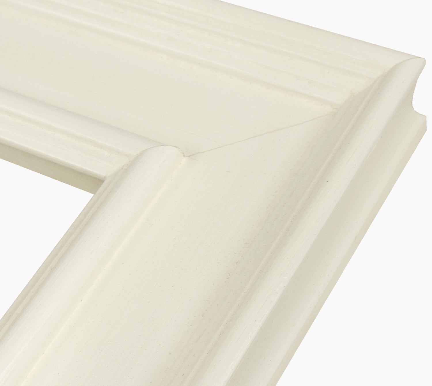 740.899 cadre en bois blanc avec de la cire mesure de profil 100x50 mm Lombarda cornici S.n.c.