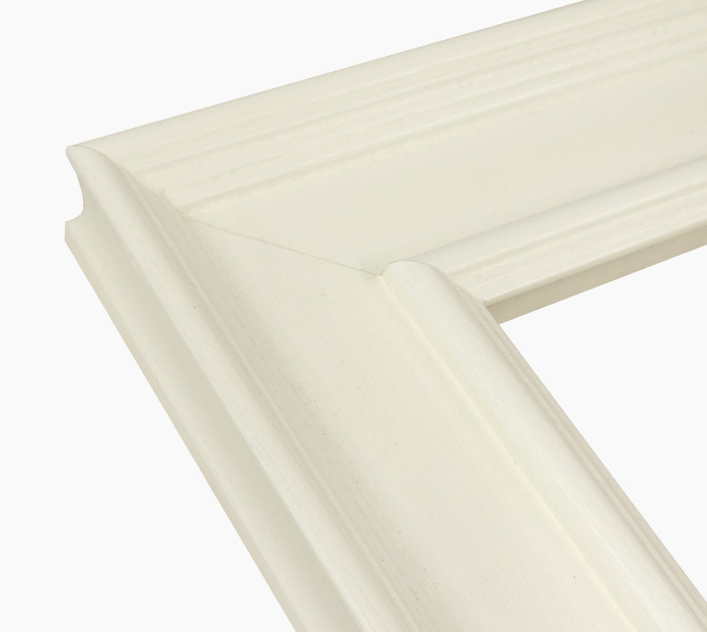 740.899 cadre en bois blanc avec de la cire mesure de profil 100x50 mm Lombarda cornici S.n.c.