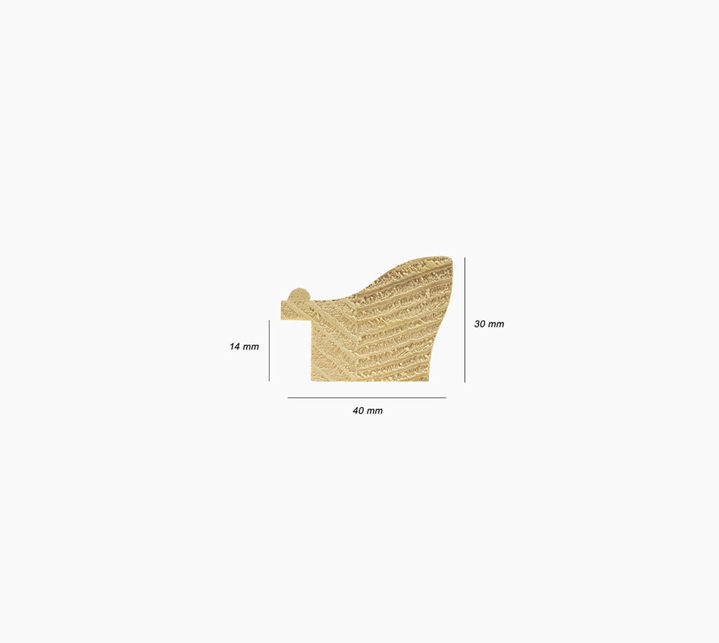 COR.247.230 cadre en bois à la feuille d'or antique Lombarda cornici S.n.c.